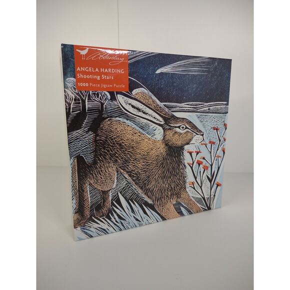 Adult Jigsaw Puzzle Angela Harding Shooting Stars Rabbit 1000 Pieces Complete* - Picture 2 of 8